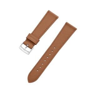 Brown Leather Watch Strap – Handcrafted Replacement Band – Retention Time