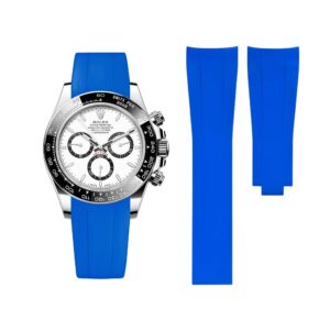 Deployant Rubber Strap - For Rolex Daytona - Blue