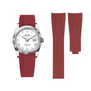 Deployant Strap - For Rolex Datejust 36 - Bordeaux