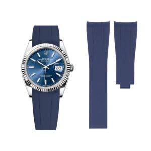 Deployant Strap - For Rolex Datejust 36 - Navy Blue