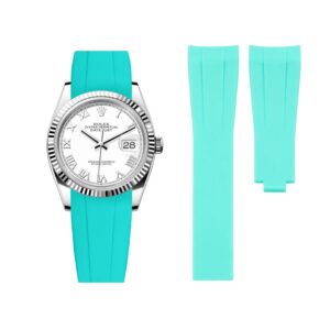Deployant Strap - For Rolex Datejust 36 - Turquoise