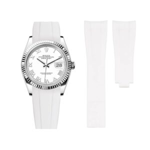 Deployant Strap - For Rolex Datejust 36 - White