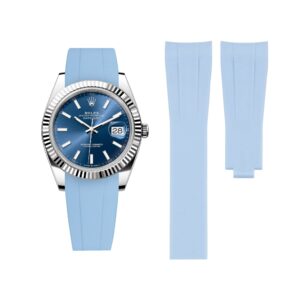 Deployant Strap - For Rolex Datejust 41mm - Baby Blue