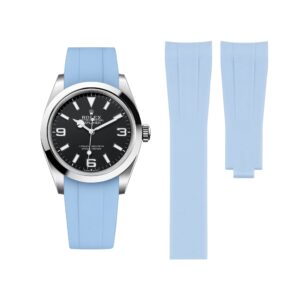 Deployant Strap - For Rolex Explorer I - Baby Blue
