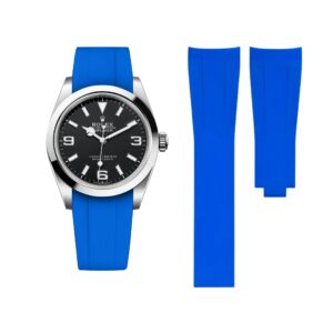 Deployant Strap - For Rolex Explorer I - Blue