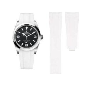 Deployant Strap - For Rolex Explorer I - White