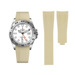 Deployant Strap - For Rolex Explorer II - Beige