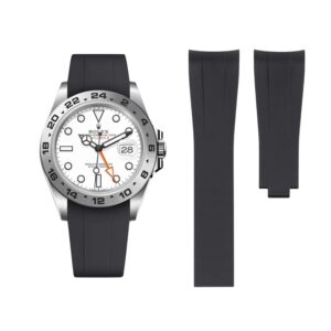 Deployant Strap - For Rolex Explorer II - Black