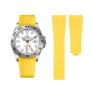 Deployant Strap - For Rolex Explorer II - Yellow