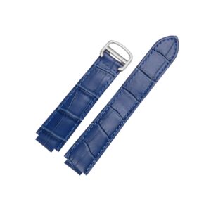 Leather Strap - For Cartier Ballon Bleu - Blue