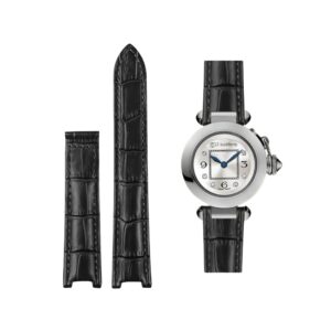 Leather Strap - For Cartier Pasha - Black