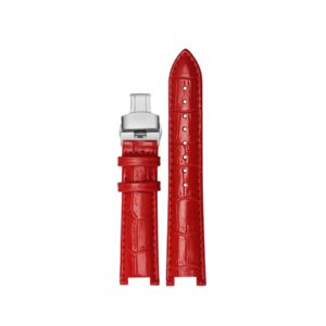 Leather Strap - For Cartier Pasha - Red