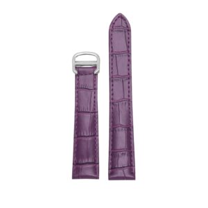 Leather Strap for Cartier Tank / Tank Louis / Tank Américaine / Tank Solo / Tank Must – Purple