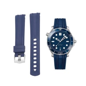 Omega Seamaster (Diver) 300M Rubber Strap - Navy Blue
