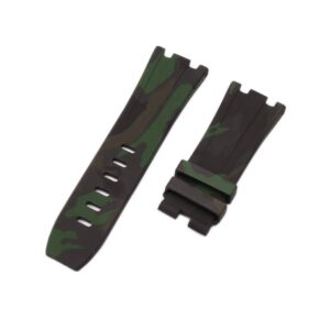 Rubber Strap - For all Audemars Piguet Offshore 42mm - Dark Green Camo