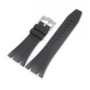 Rubber Strap - For all Audemars Piguet Royal Oak 41mm - Black