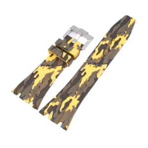 Rubber Strap - For all Audemars Piguet Royal Oak 41mm - Yellow Camo