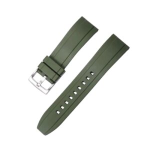 Rubber Strap - For all Breitling Avenger Models - Olive Green