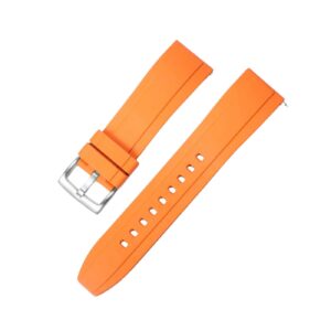 Rubber Strap - For all Breitling Navitimer Models - Orange