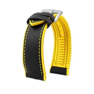 Rubber Strap - For Blancpain X Swatch - Leopard Black