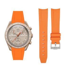 Rubber Strap - For Mission to Jupiter | Omega X Swatch | MoonSwatch - Orange