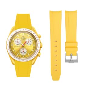 Rubber Strap - For Mission to the Sun | Omega X Swatch | MoonSwatch - Yellow