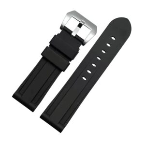 Rubber Strap - For Panerai - Black