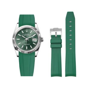 Rubber Strap - For Rolex Datejust 36 - Green