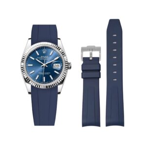 Rubber Strap - For Rolex Datejust 36 - Navy Blue