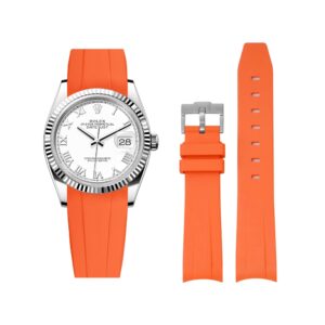Rubber Strap - For Rolex Datejust 36 - Orange