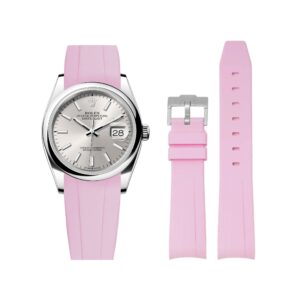 Rubber Strap - For Rolex Datejust 36 - Pink