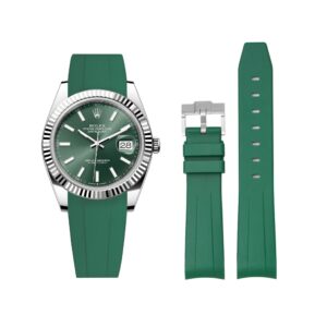 Rubber Strap - For Rolex Datejust 41mm - Green