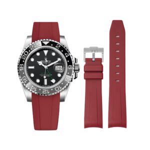 Rubber Strap - For Rolex GMT-Master II - Bordeaux