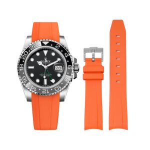 Rubber Strap - For Rolex GMT-Master II - Orange