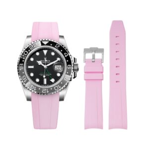 Rubber Strap - For Rolex GMT-Master II - Pink