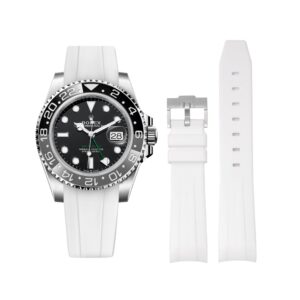 Rubber Strap - For Rolex GMT-Master II - White
