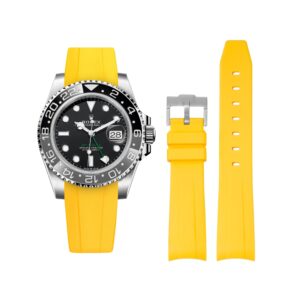 Rubber Strap - For Rolex GMT-Master II - Yellow