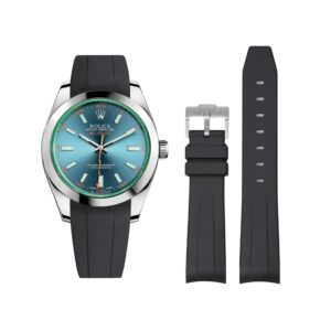 Rubber Strap - For Rolex Milgauss - Black
