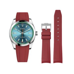 Rubber Strap - For Rolex Milgauss - Bordeaux
