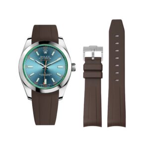 Rubber Strap - For Rolex Milgauss - Brown