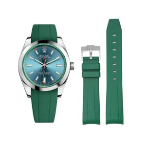 Rubber Strap - For Rolex Milgauss - Green