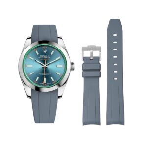 Rubber Strap - For Rolex Milgauss - Grey