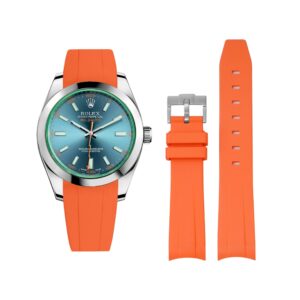 Rubber Strap - For Rolex Milgauss - Orange