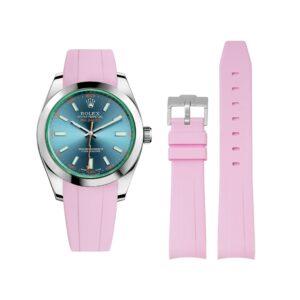 Rubber Strap - For Rolex Milgauss - Pink