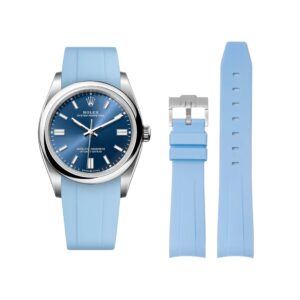 Rubber Strap - For Rolex Oyster Perpetual 36mm - Baby Blue