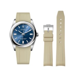 Rubber Strap - For Rolex Oyster Perpetual 36mm - Beige