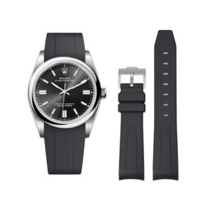 Rubber Strap - For Rolex Oyster Perpetual 36mm - Black