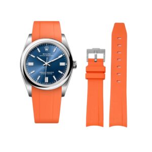 Rubber Strap - For Rolex Oyster Perpetual 36mm - Orange