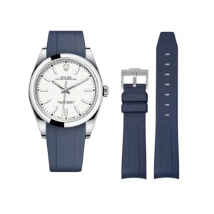 Rubber Strap - For Rolex Oyster Perpetual 39mm - Navy Blue