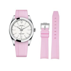 Rubber Strap - For Rolex Oyster Perpetual 39mm - Pink
